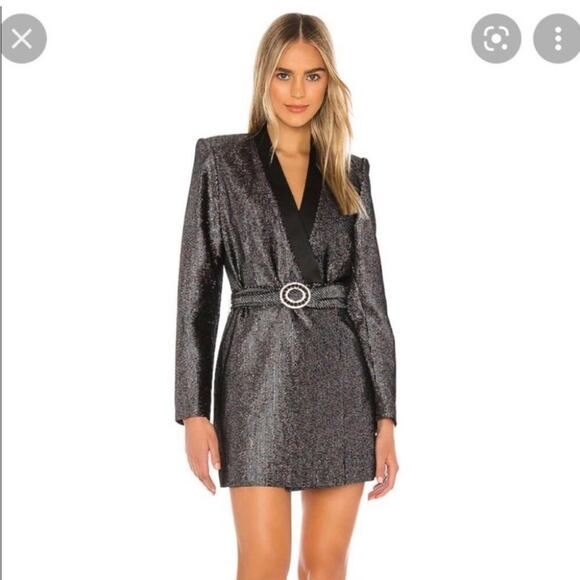 NWT Bronx and Banco Belle Blazer Dress in Black - Picture 2 of 6